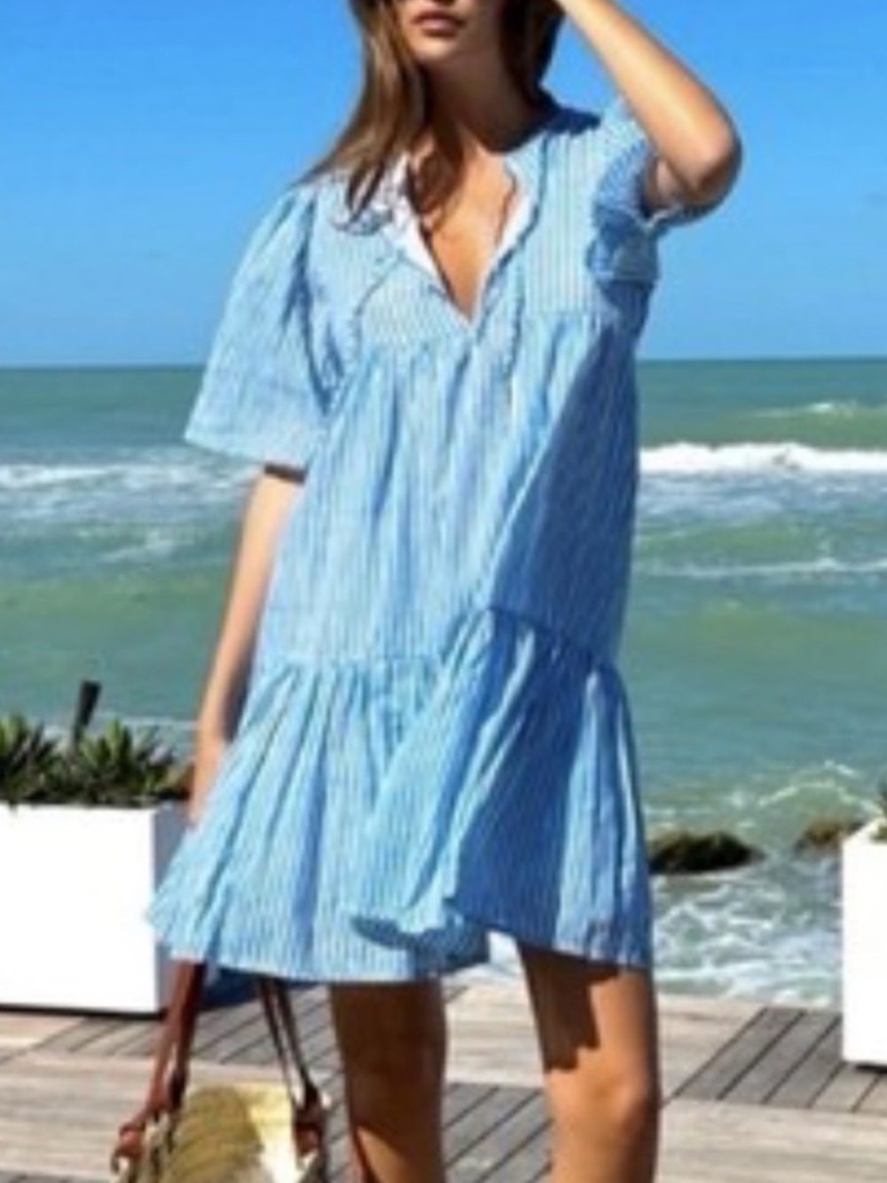 Tuckernuck Emerson Fry India Collection Striped Women’s Dress M/L
